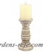 Beachcrest Home Wood Candle Holder BCHH4560